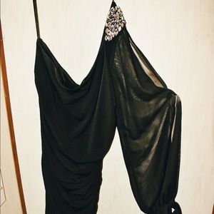 City Triangles One-Shoulder Dress